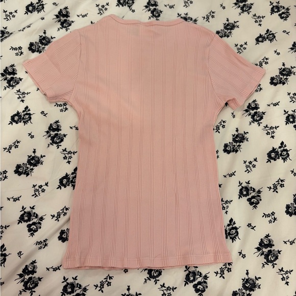 Pink Ribbed Top - Picture 3 of 3